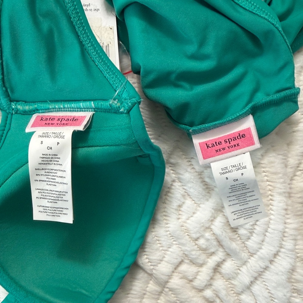 Kate Spade Teal Bikini Set - Picture 2 of 5